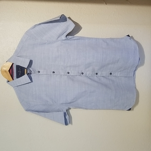 New Across the pond signature line button‎ up shirt lg